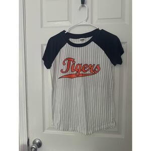 Pink Victoria Secret Detroit Tigers Swing Batter Batter Baseball T-Shirt Sz: XS